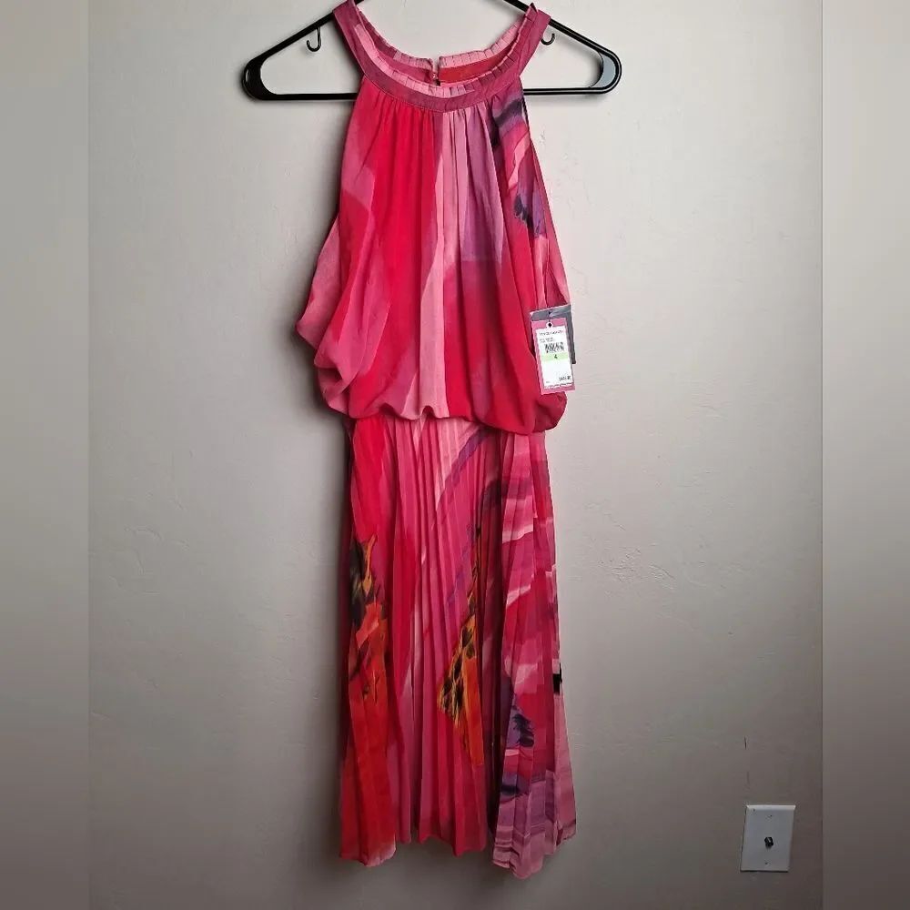 Vince Camuto Pleated Dress Size 4